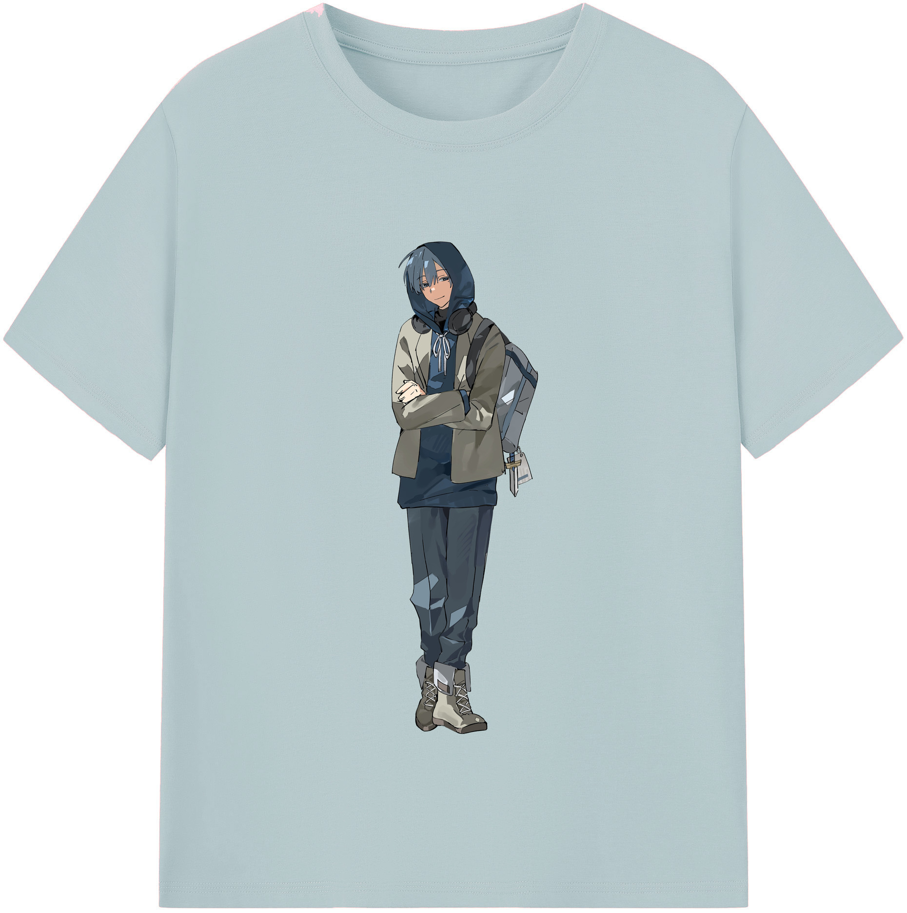 （画像用） 葬送のフリーレン Frieren 綿100％半袖Tシャツ（フロントプリント）